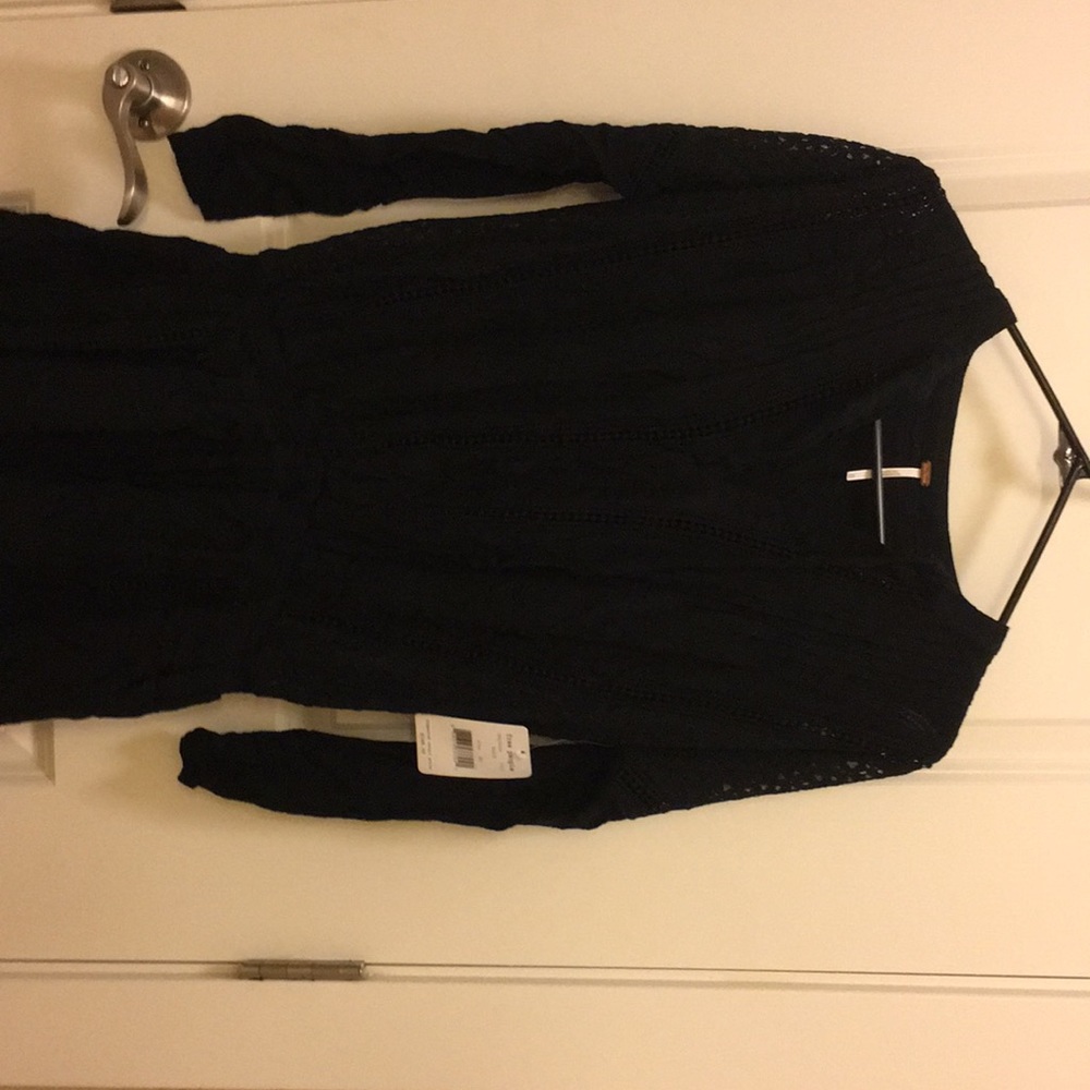 BNWT Free People black dress
